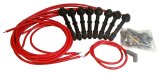 MSD 8.5mm Super Conductor Spark Plug Wire Sets for 1996-2002 CONTINENTAL, 1996-1998 MARK VIII, 1996-2004 MUSTANG - 31889 Wires, Conductor, Spiral Core, 8.5mm, Red, Multi-Angle, Ford, 4.6L/5.4L DOHC, Universal, Set thumbnail 3