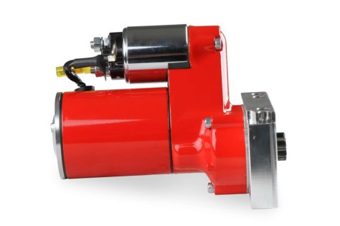 MSD DynaForce Starters 5095 Starter, DynaForce, Mini, Red Powdercoated, Chevy, Small Block/Big Block, Inline Bolt Pattern, Each thumbnail 1