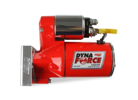 MSD DynaForce Starters 5095 Starter, DynaForce, Mini, Red Powdercoated, Chevy, Small Block/Big Block, Inline Bolt Pattern, Each thumbnail 2