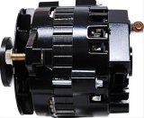 MSD Dynaforce Alternators 5321MSD Alternator, Dynaforce, GM CS130, 12 V, 120 amps, V-belt Pulley, Black Powdercoat, Center Offset, Internal Regulator, Chevy, Each thumbnail 5