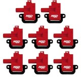 MSD Blaster OEM Replacement Coils 82628 Ignition Coil, Replacement, D580 Style, Cadillac, Chevy, GMC, Pontiac, 5.3, 5.7, 6.0, 8.1L, Set of 8 thumbnail 4