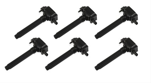 MSD Blaster OEM Replacement Coils 827363 Ignition Coils, Blaster, Coil Pack, Epoxy, Black, Dodge, Chrysler, Jeep, Set of 6 thumbnail 1