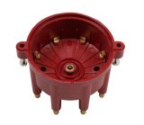 MSD Replacement Distributor Caps 84319 Cap, Red, Male/HEI, Stainless Steel Terminals, Screw Down, Billet, Pro Billet, V8, Each thumbnail 4