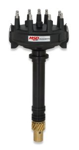 MSD Pro-Billet Crank Trigger Distributors 846973 Distributor, Pro-Billet, Trigger, Billet Aluminum, Black, Chevy, Small Block, Each thumbnail 4