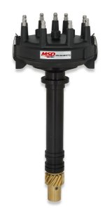 MSD Pro-Billet Crank Trigger Distributors 846973 Distributor, Pro-Billet, Trigger, Billet Aluminum, Black, Chevy, Small Block, Each thumbnail 7