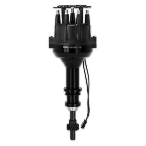 MSD Pro-Billet Distributors 857831 Distributor, Pro-Billet, Magnetic Trigger, Mechanical Advance, Black Cap, Steel Distributor Gear, Billet Aluminum Body, Black, Ford, 351W, Each