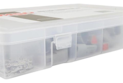 MSD Deutsch Connector Kits 8188 Wire Connectors, Kit, 360 Piece, Includes 2, 3, 4, 6, 8, and 12 Pin Housings, Pins, Seals, Wedges, Clear Plastic Case, Each thumbnail 7