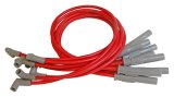 MSD 8.5mm Super Conductor Spark Plug Wire Sets 32189 Wires, Conductor, Spiral Core, 8.5mm, Red, Multi-Angle Boots, Dodge, 5.2, 5.9L, Set thumbnail 4