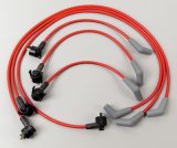 MSD 8.5mm Super Conductor Spark Plug Wire Sets 32999 Wires, Conductor, Spiral Core, 8.5mm, Red, Stock Boots, Ford, 3.8L, V6, Set thumbnail 2
