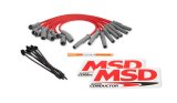 MSD 8.5mm Super Conductor Spark Plug Wire Sets 31639 Wires, Conductor, Spiral Core, 8.5mm, Red, Ford, F-150/Raptor, 6.2L, Set thumbnail 6