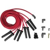 MSD 8.5mm Super Conductor Spark Plug Wire Sets 30839 Wires, Conductor, Spiral Core, 8.5mm, Red, Hemi Boots, Pro Stock, Chevy, Big Block, V8, Set thumbnail 4