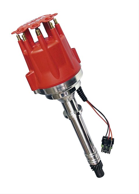 MSD Pro-Billet Ready-to-Run Marine Distributors 83606 Distributor, Ready-to-Run, Magnetic Pickup, Mechanical Advance, Chevy, Big/Small Block, Each thumbnail 2
