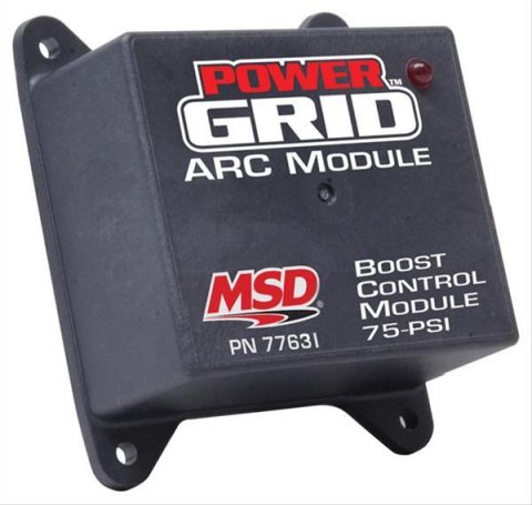 MSD Power Grid Boost Controllers 77631 Controller, Grid, Electronic, Single Solenoid, Adjustable, 0 - 75 psi, Each