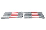 MSD 8.5mm Super Conductor Spark Plug Wire Sets 33829 Sets, Conductor, Assembled, Spiral Core, Red Wire, Gray Boots, Cadillac, Chevy, GMC, Small Block Gen V, Set thumbnail 5