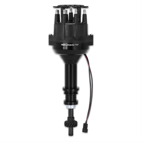 MSD Pro-Billet Distributors 85773 Distributor, Pro-Billet, Small Base, Magnetic Trigger, Mechanical Advance, Ford, 351C, 351M, 400, 429, 460 thumbnail 1