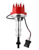 MSD Pro-Billet Dual Sync EFI Distributors 2378 Distributor, EFI, Hall Effect Trigger, Red Cap, Billet Aluminum Housing, Ford, 5.8L, Windsor, Each thumbnail 1