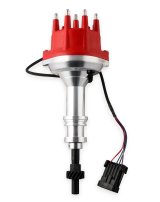 MSD Pro-Billet Dual Sync EFI Distributors 2378 Distributor, EFI, Hall Effect Trigger, Red Cap, Billet Aluminum Housing, Ford, 5.8L, Windsor, Each thumbnail 2