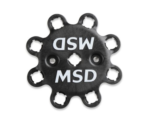 MSD Pro-Billet Distributors 857731 Distributor, Pro-Billet, Magnetic Pickup, Mechanical Advance, Male HEI Small Cap, Billet Aluminum, Black Anodized Body, Black Cap, Ford, V8, Each thumbnail 3