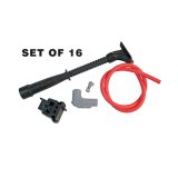 MSD 8.5mm Super Conductor Spark Plug Wire Sets 31559 Wires, Conductor, Spiral Core, 8.5mm, Red, Straight Hemi Boots, Dual Plug, Universal, V8 thumbnail 4