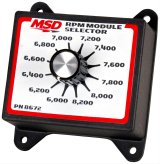 MSD RPM Module Selectors 8672 Selector, Plastic, Black, 6,000-8,200 rpm, 200 rpm Increments, Each thumbnail 1