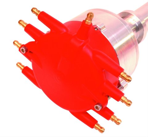 MSD Pro-Billet Flat-Top Distributors 84891 Distributor, Flat Top Pro-Billet, Magnetic Pickup, Mechanical Advance, Chevy, V8, Each thumbnail 1