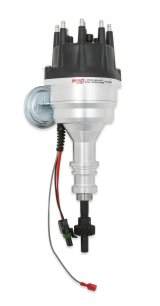 MSD Pro-Billet Ready-to-Run Distributors 83525 Distributor, Ready-to-Run, Magnetic Pickup, Vacuum Advance, Black Cap, Iron Gear, Ford, 289-302, Each thumbnail 3
