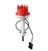 MSD Pro-Billet Dual Sync EFI Distributors 2386 Distributor, EFI, Hall Effect, Male/HEI, Standard Rotation, Red Cap, Billet Aluminum Housing, Chrysler, 383/400 Big Block, Each thumbnail 2