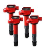 MSD Blaster OEM Replacement Coils 82194 Ignition Coil, Blaster, Coil Pack Style, Red, for use on Acura®, for use on Honda®, 2.4L, Set of 4 thumbnail 3