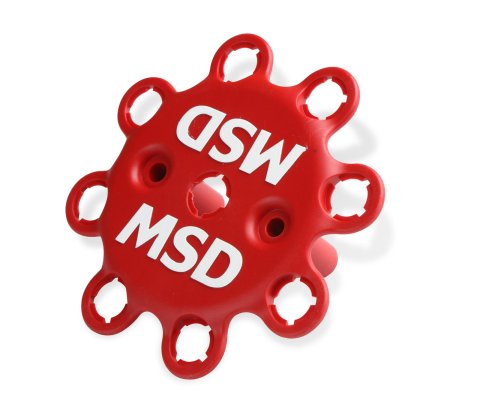 MSD Pro-Billet Distributors 85941 Distributor, Pro-Billet, Magnetic Trigger, Mechanical Advance, Red Cap, Steel Distributor Gear, Billet Aluminum Body, Natural, Ford, FE Each thumbnail 1