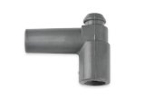 MSD Replacement Spark Plug Wire Terminals 34554 Boot, 90 Degree, Silicone, Gray, 8.5mm, GM HEI Nipple, Set of 50 thumbnail 3