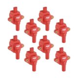 MSD Ford 7.3L Godzilla Ignition Coils 82838 Coils, 7.3 Godzilla, Coil Pack, Red, Ford, Set of 8 thumbnail 9