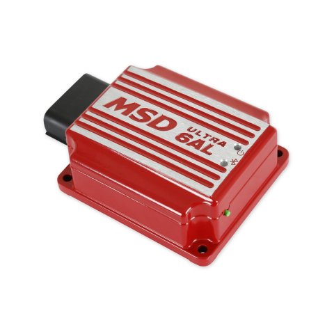 MSD Ultra 6AL Ignition Boxes 6423 Box, 6AL, Digital CD, with Rev Limiter, Red, Each thumbnail 2