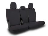 PRP Seat Covers B061-01 Rear Bench for 2021+ Ford Bronco, 4 Door - Black with Red Stitching thumbnail 5