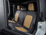 PRP Seat Covers B061-03 Rear Bench for 2021+ Ford Bronco, 4 Door - Black and Grey thumbnail 3