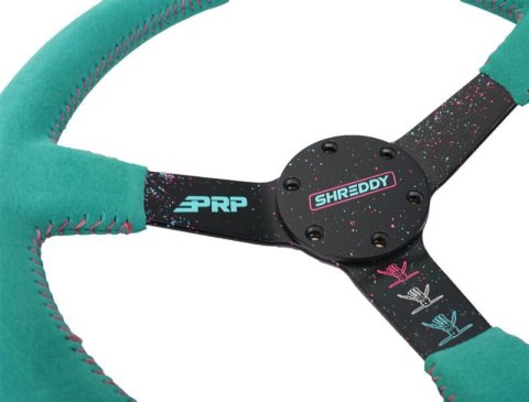 PRP Steering Wheels G243 Comp R Leather Wheel, Red thumbnail 6