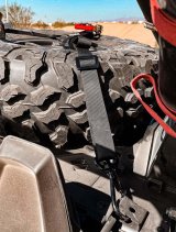 PRP Seats SpeedStrap Spare Tire Tie-Downs 15500 Tie-Down Straps, SpeedStrap, 3-Point Tie-Down, Ratchet, Swivel Hooks, 1.5 in. Width, Black, Each thumbnail 6