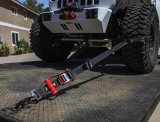 PRP Seats SpeedStrap Heavy-Duty Through-the-Wheel Tie-Downs 26640 Tie-Down Straps, SpeedStrap, Through-the-Wheel, Heavy Duty, Ratchet, Twisted Snap Hook, D-Ring, 2 in. Width, 12 ft. Length, Black, Each thumbnail 1