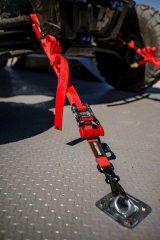PRP Seats SpeedStrap Ratchet Tie-Downs 15221-2 Tie-Down Straps, SpeedStrap, Ratchet, S-Hook, Retention Clip, Soft Tie, 1.5 in. Width, 10 ft. Length, 1,333 lbs. Working Load Rating, Black, Pair thumbnail 3