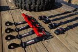 PRP Seats SpeedStrap Off-Road Tie-Down Kits 71730 Straps, SpeedStrap, Off-Road, Four 10 ft. Tie-Downs with Axle Straps, Ratchet, Twisted Snap Hook, Black, Four SpeedWraps, Storage Bag, Kit thumbnail 1