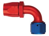 Aeroquip Reusable Hose Ends FBM1037 Fitting, End, AQP Hose, 90 Degree, -20 AN to Female -20 AN, Aluminum, Red/Blue, Each thumbnail 2