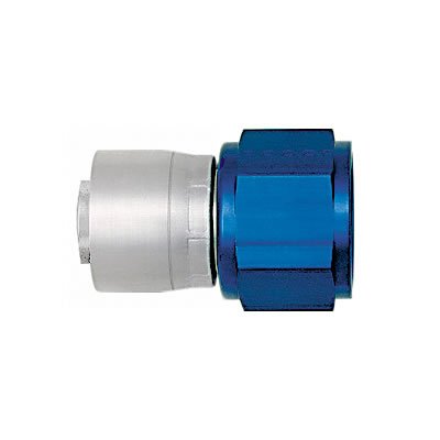 Aeroquip Crimp Hose Ends FBM4217 Fitting, End, AQP/StartLite Hose, Straight, -20 AN to Female -20 AN, Aluminum, Natural/Red, Each