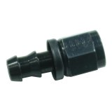Aeroquip Socketless Hose Ends FBL1512 Fitting, End, AQP Socketless, Straight, -6 AN Barb to Female -6 AN, Aluminum, Black Anodized, Each thumbnail 1