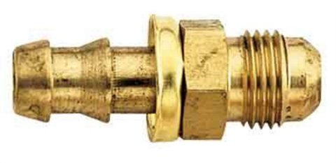 Aeroquip Socketless Hose Ends FBM1445 Fitting, End, AQP Socketless, Straight, -6 AN Barb to Male -6 AN, Steel, Natural, Each thumbnail 2