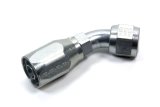 Aeroquip Reusable Hose Ends FBM1338 Fitting, End, AQP High Pressure, 45 Degree, -10 AN to -10 AN Female Thread, Steel, Natural, Each thumbnail 2