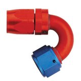 Aeroquip Reusable Hose Ends FBM4056 Fitting, End, AQP/StartLite Hose, 150 Degree, -16 AN to Female -16 AN, Aluminum, Red/Blue, Each thumbnail 1