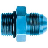 Aeroquip Reducers FBM2955 Fitting, Adapter, AN to Straight Cut, Straight, Aluminum, Blue Anodized, -12 AN, -12 AN, Each thumbnail 2