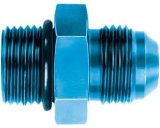 Aeroquip Reducers FBM2955 Fitting, Adapter, AN to Straight Cut, Straight, Aluminum, Blue Anodized, -12 AN, -12 AN, Each thumbnail 3