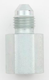 Aeroquip AN to NPT Adapter Fittings FBM2719 Fitting, Adapter, NPT, Straight, Steel, Yellow Dichromate, -3 AN, 1/8 in. NPT, Each thumbnail 3