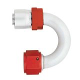 Aeroquip Crimp Hose Ends FBM4264 Fitting, End, AQP/StartLite Hose, 180 Degree,-10 AN to Female -10 AN Elbow, Aluminum, Each thumbnail 1