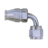 Aeroquip Reusable PTFE Fittings FBM1121 Fitting, Hose End, Racing Hose, 90 Degree, -4 AN Hose to Female -4 AN, SAE 37 Degree Flare, Each thumbnail 1